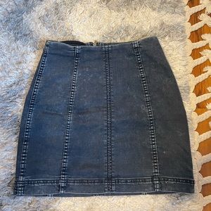 Free People blue mini skirt
